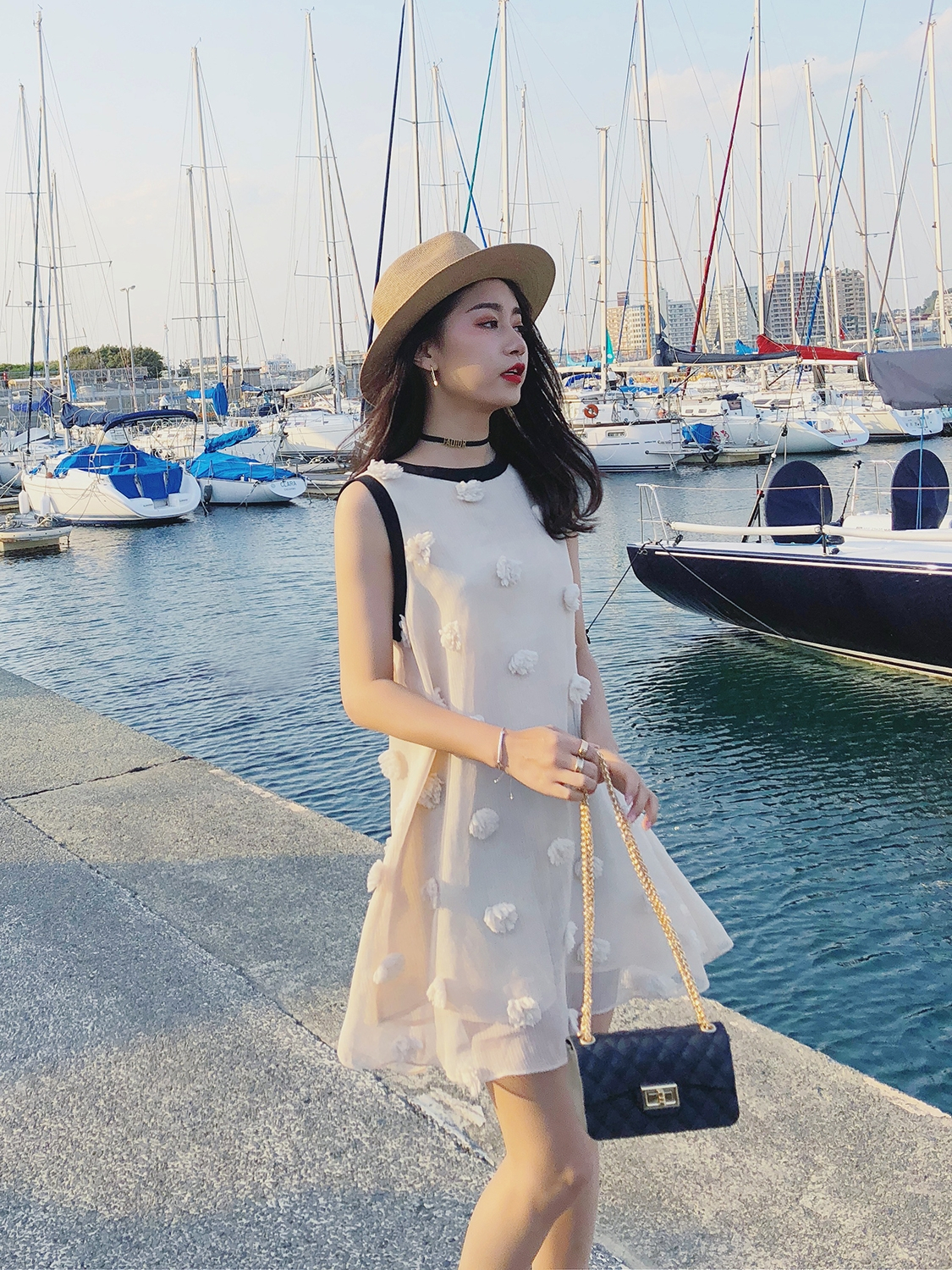 娴熟文静的温柔风连衣裙,这样穿女人味十足!