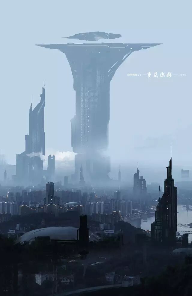 一组来自22世纪的重庆科幻图片,却被本地人吐槽太阴森了