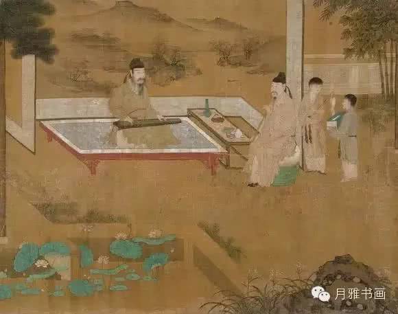 古画中的古琴