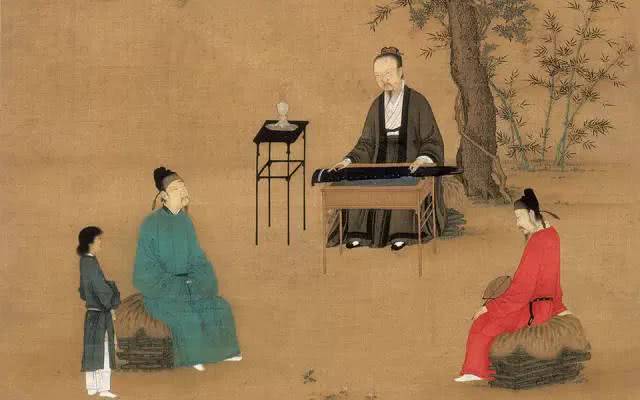 古画中的古琴