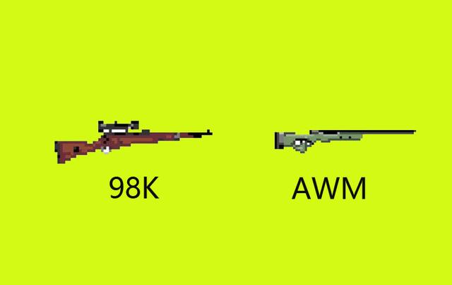 刺激战场:吃鸡率最高的5把狙,awm仅排第3,第1碾压98k