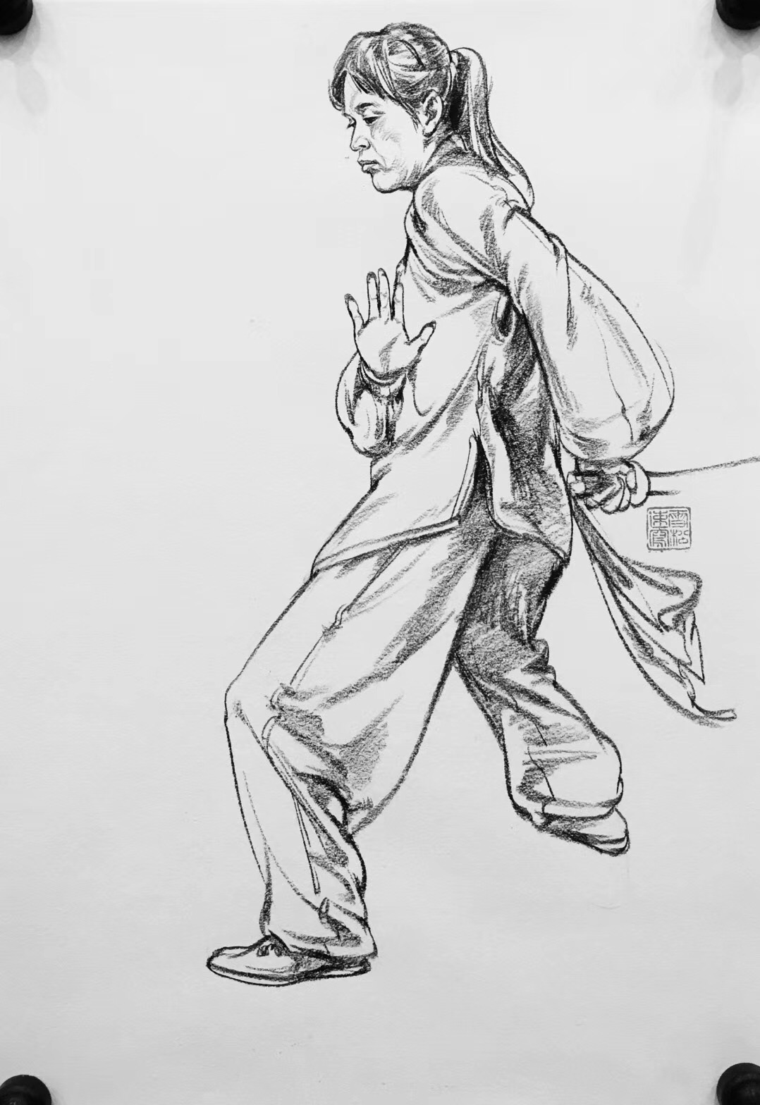 今日分享速写名师刘雪松作品欣赏