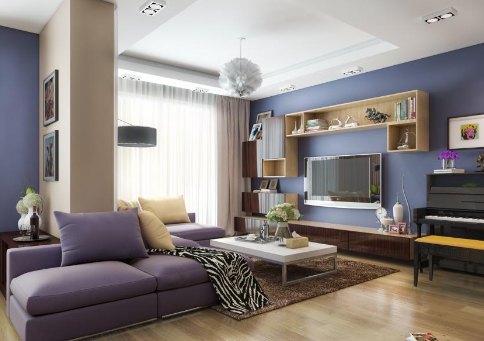 新房装修,客厅假墙隔断这样设计,好看又实用,太聪明了