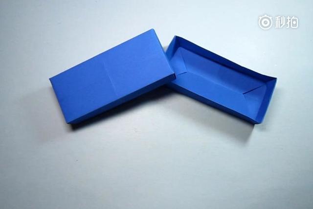 3分钟折纸漂亮又简单的长方形盒子,长方形收纳盒的折法视频