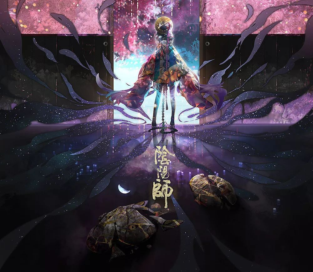 插画师森林数字艺术莫娜一个神奇的女生