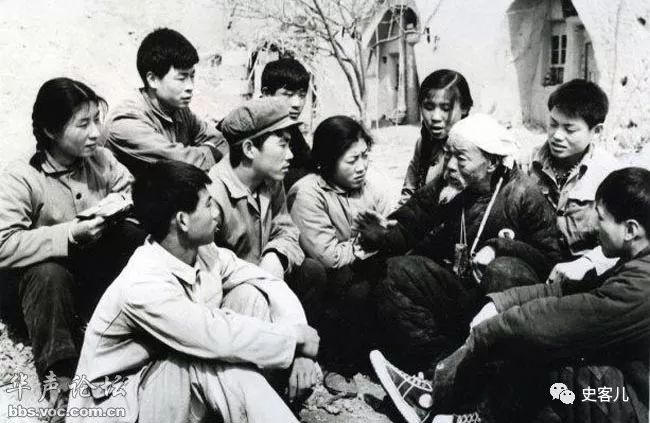 老照片∣知青上山下乡生活照