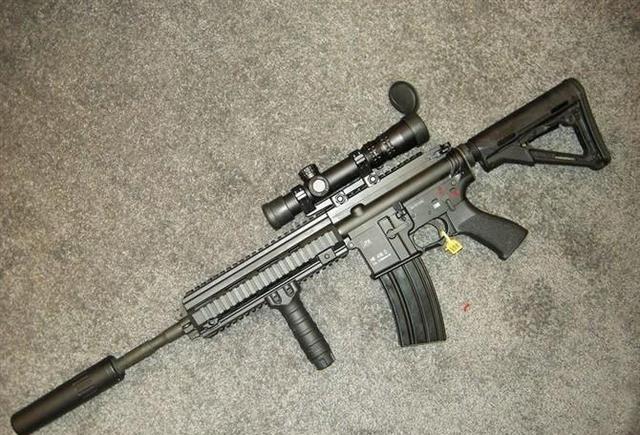 "吃鸡"里的m416,现实中的hk416,又称德国版m4!