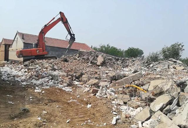 沧州一地方大面积拆除违建 位置在