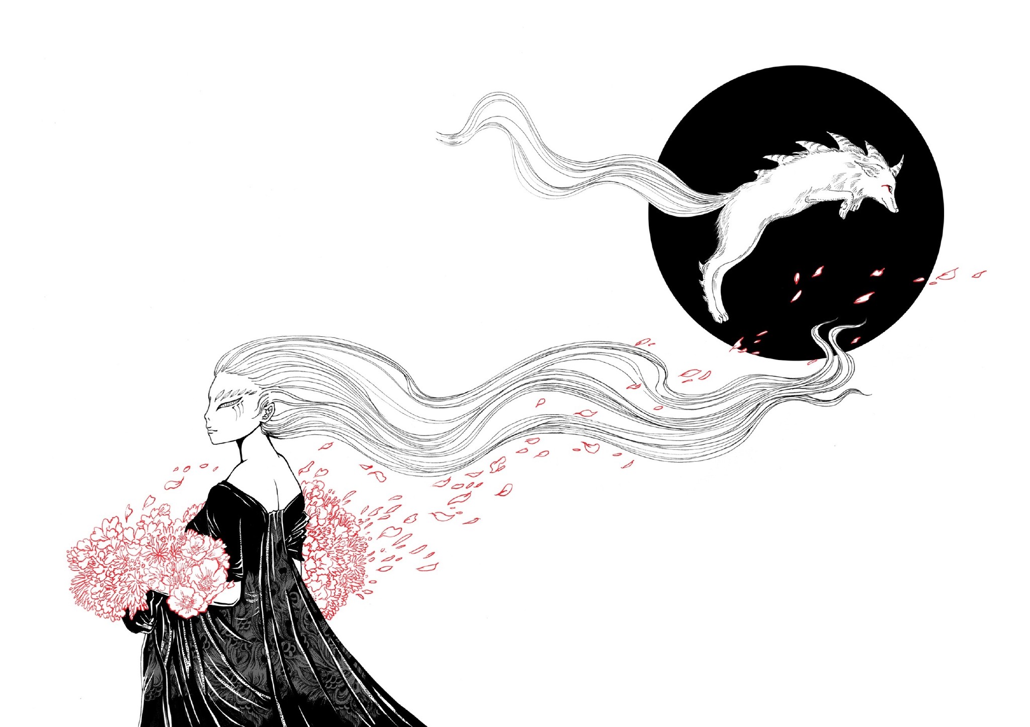 今天微信公众号idyuedushuqian送出的书超级美的山海经绘本