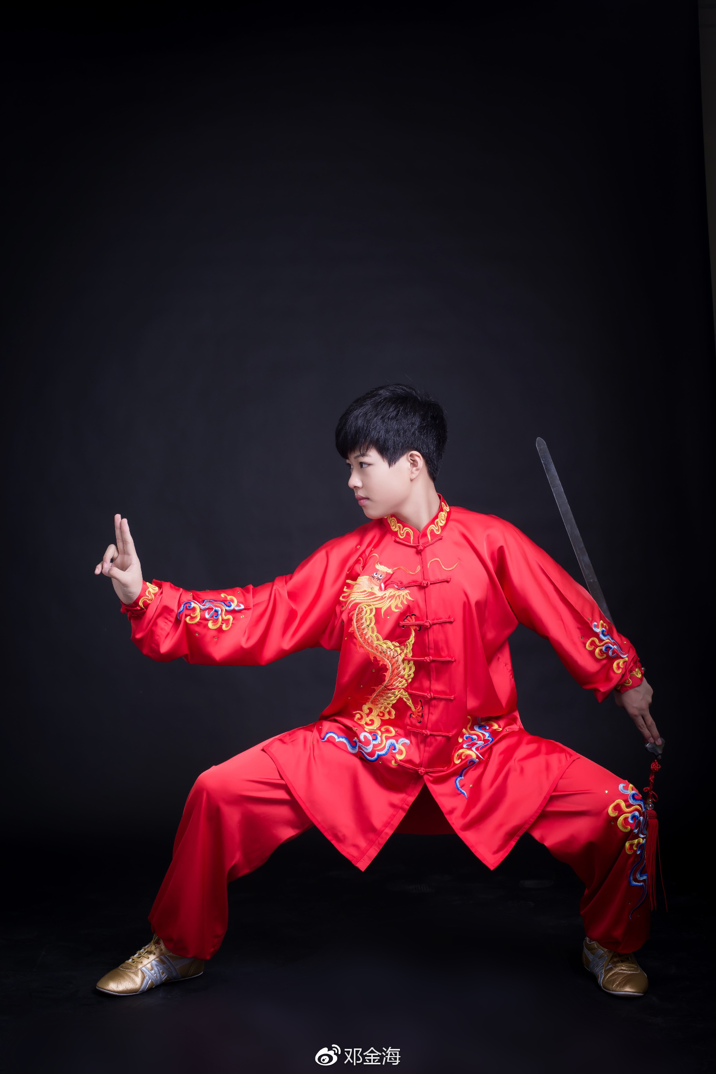 功夫童星谷文泽,武术服写真集