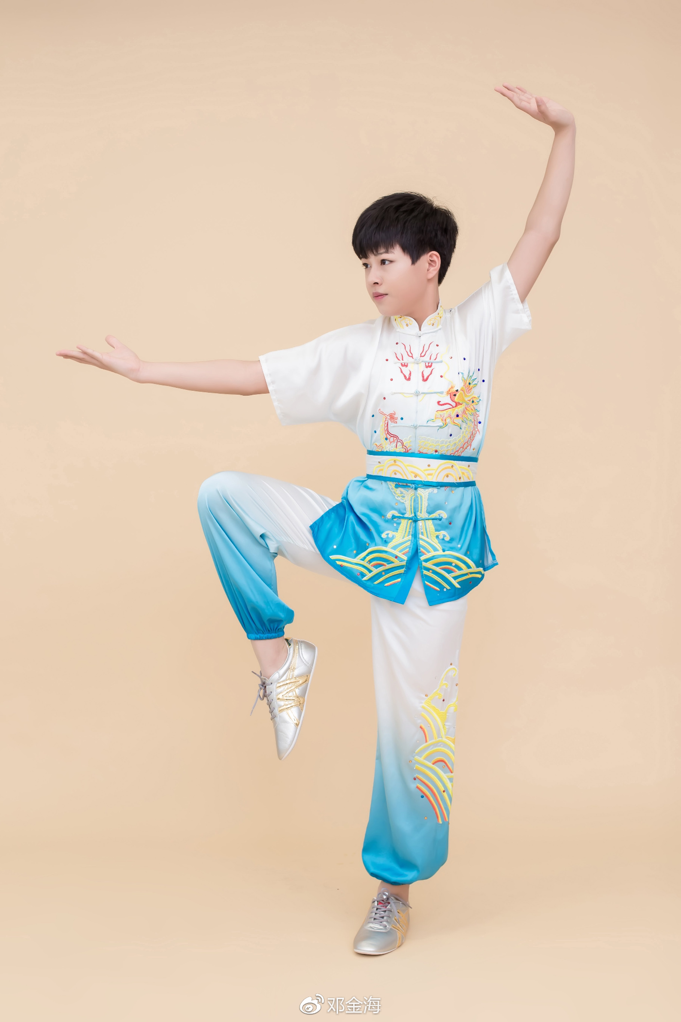 功夫童星谷文泽,武术服写真集