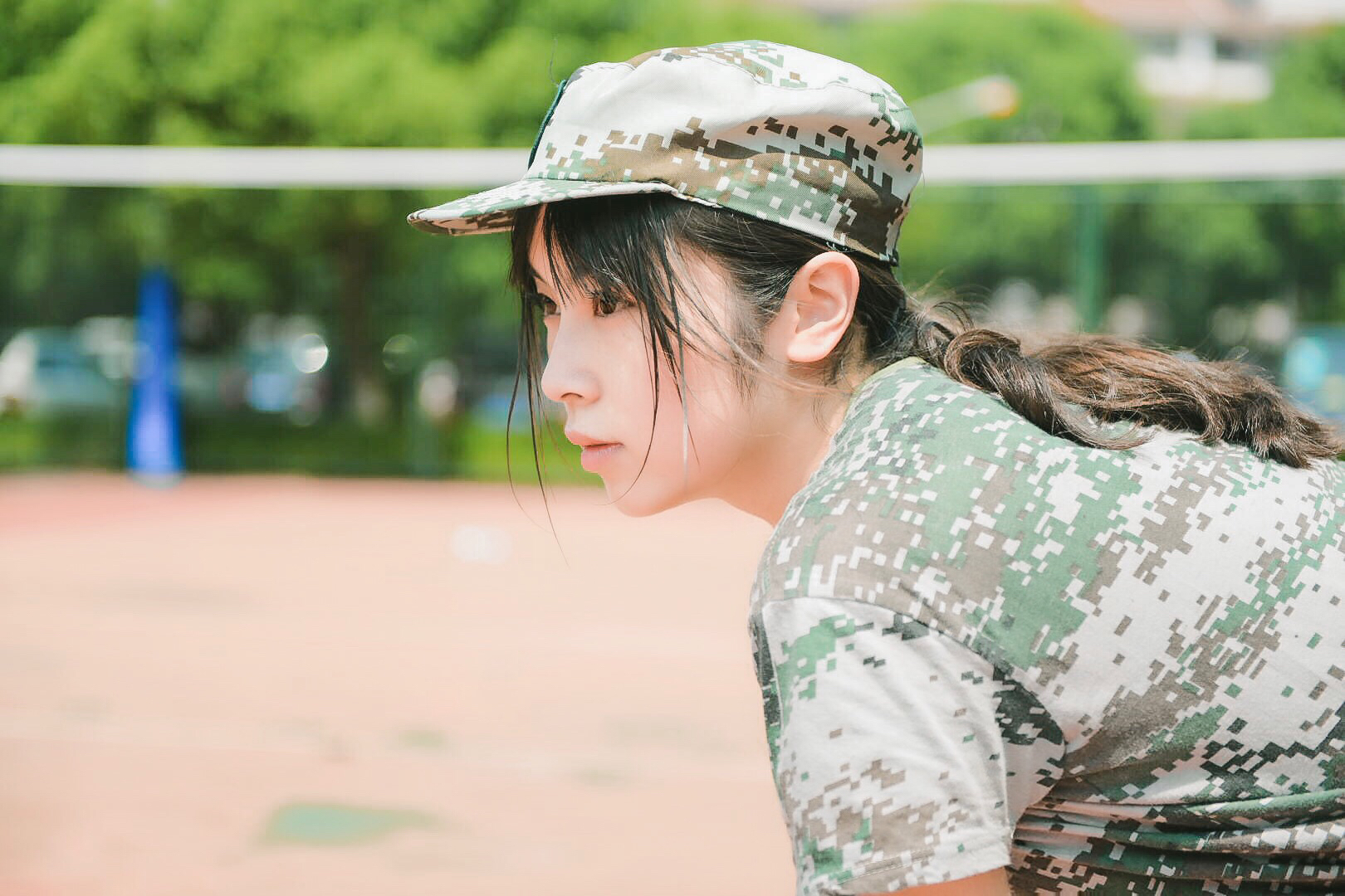 那些年,我们的军训记忆!晚安复旦大学校花:@汤以诺enochtowne