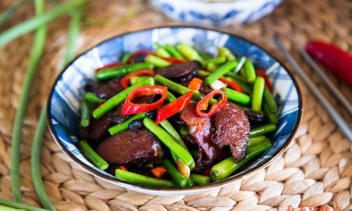 剩食美食家农家米饭杀手---蒜苗炒腊肉