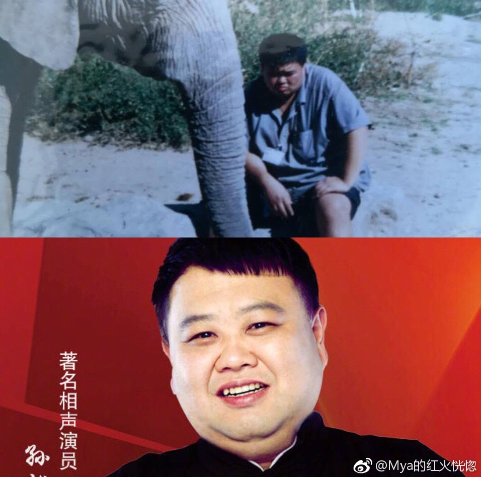 岳云鹏晒孙越养大象旧照,坐姿疲惫一脸愁容!网友:被姜昆抛弃了