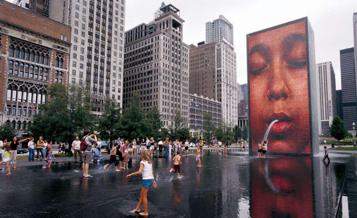 皇冠喷泉(芝加哥,伊利诺斯州)