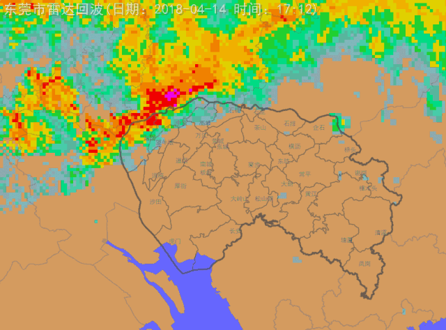 最难防的"局部"暴雨突袭东莞,但整个广东仍然难以入汛|从化|雷达|暴雨