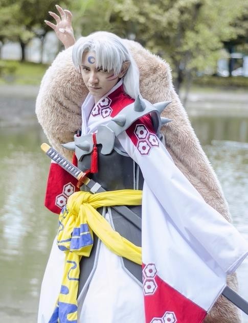 犬夜叉cosplay,邪见的还原度好评!犬夜叉和杀生丸才是cp?