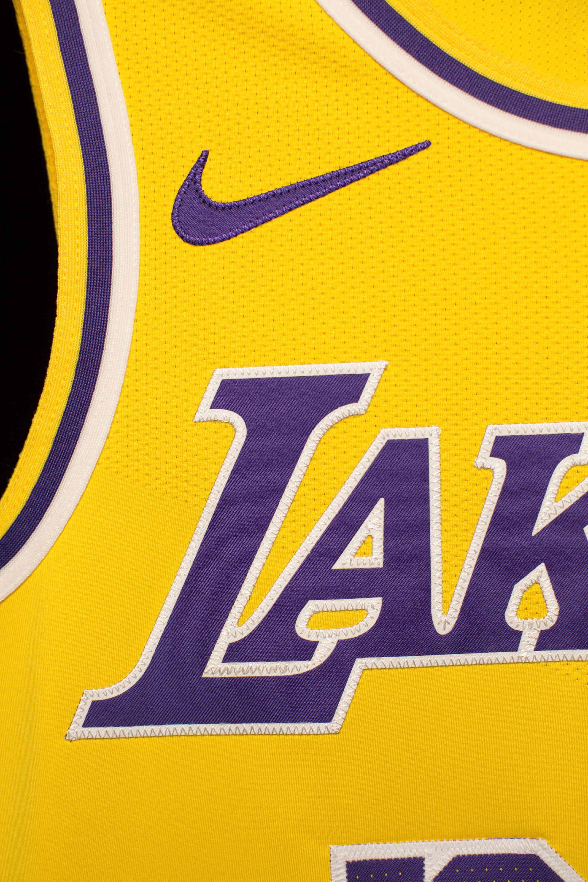 湖人队2018-19赛季复古球衣高清细节图|湖人队|球衣|复古_新浪新闻