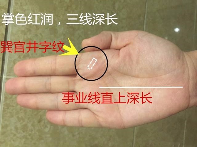手相中巽宫出现这3个符号，一生钱财不断！
