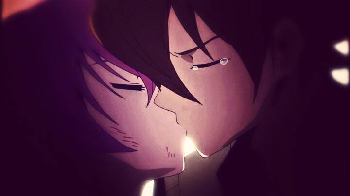 这些动漫中经典的接吻瞬间你们看过几个全看过都老了