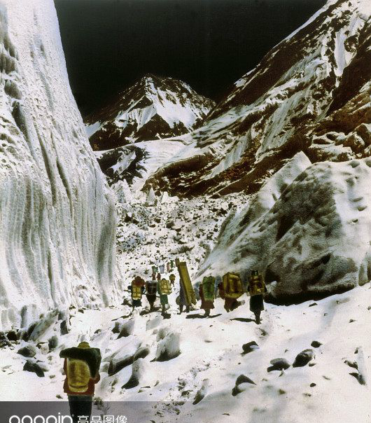 老照片,看65年前人类第一次登顶珠峰