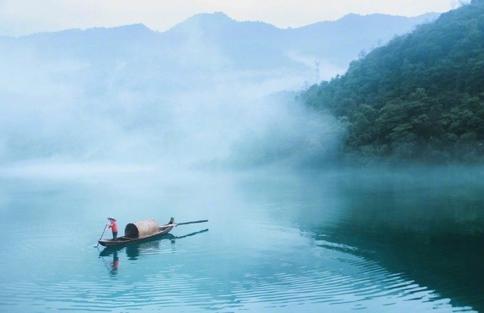 身外都无事,舟中只有琴|水云间|轻舟|龙伯国_新浪新闻