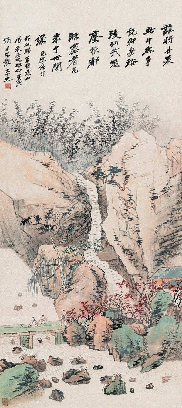 山林私语——张大千山水画欣赏