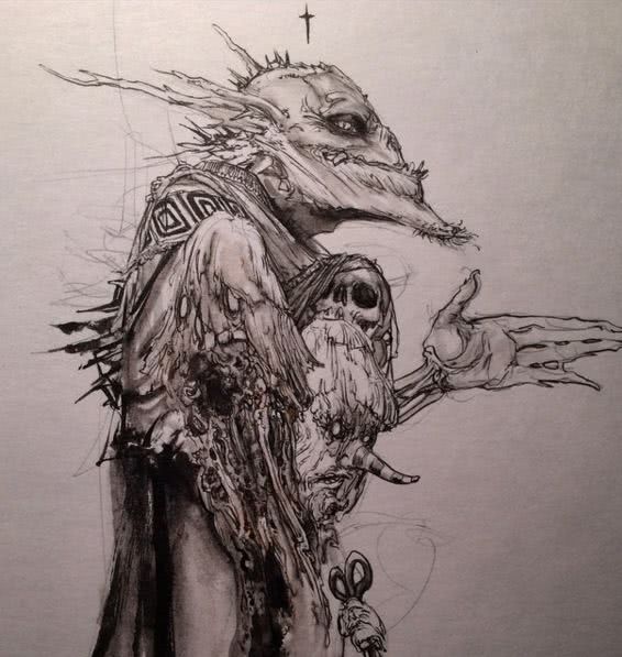 手绘-手绘超现实主义插画作品