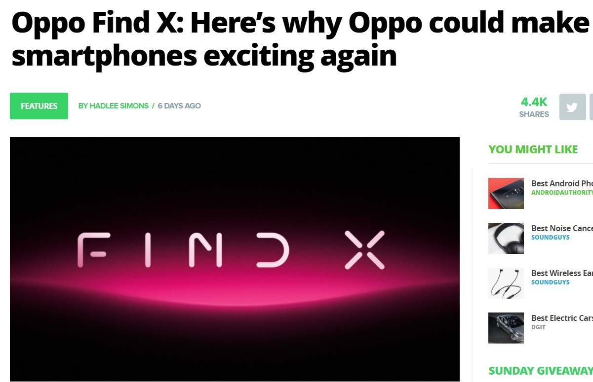 “全隐藏式3D摄像头”亮相，Find X如何将设计与体验融为一体