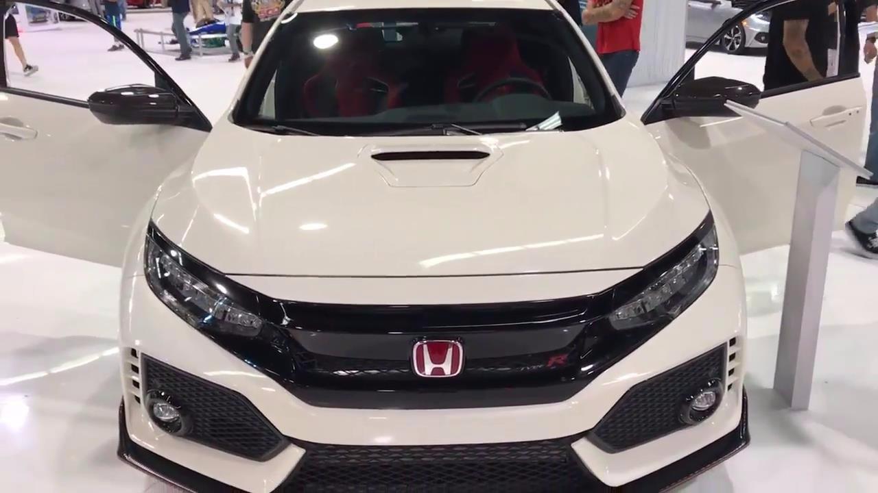 2018款本田思域type r白色版实拍