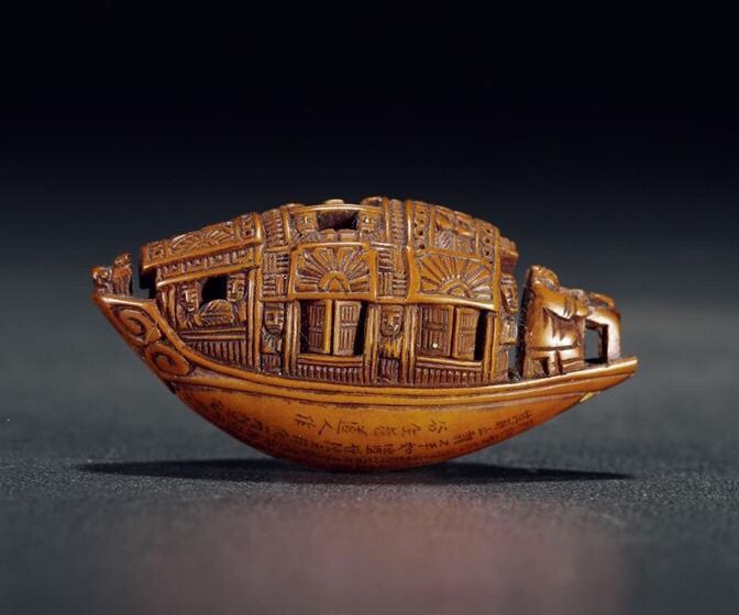 古代· 核雕欣赏|果核|王叔远|杏核_新浪新闻