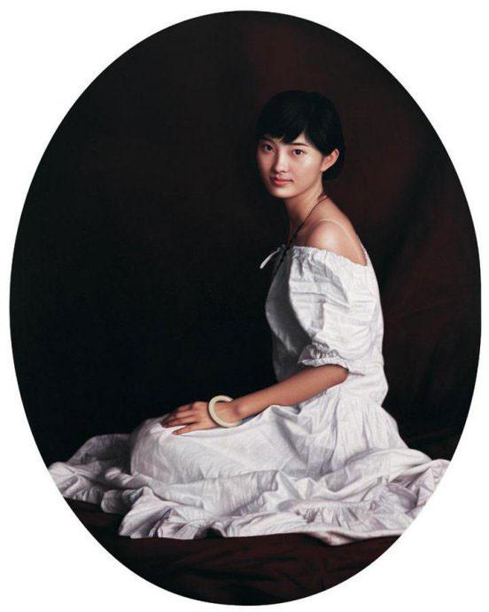 吴成伟写实人物油画作品欣赏