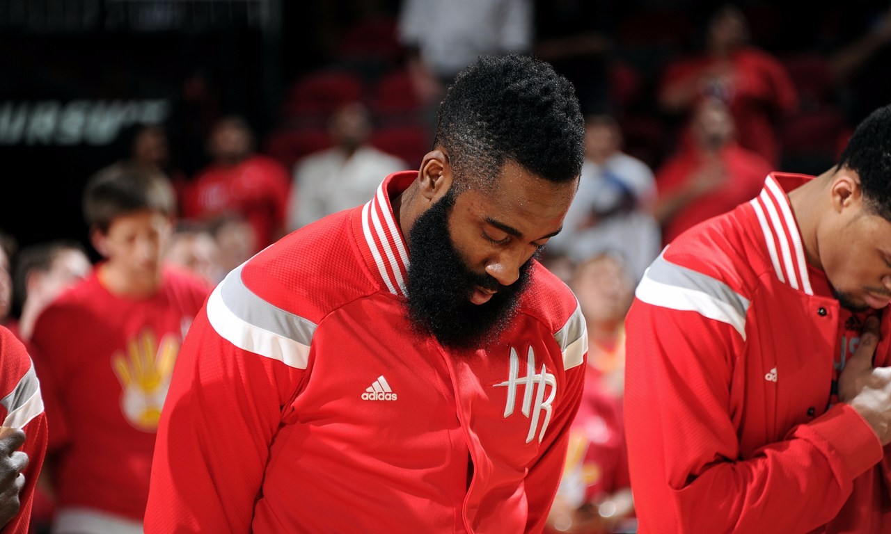 13号,从深蓝变成赤炎,哈登一路逆袭,剑指总冠军!