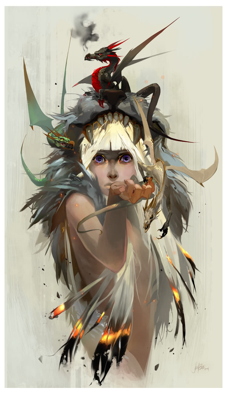 画风相当帅气的一组插画!来自于美国插画师很有艺术感的作品!