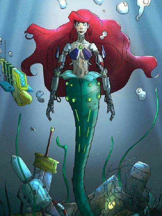 美人鱼爱丽儿,这时