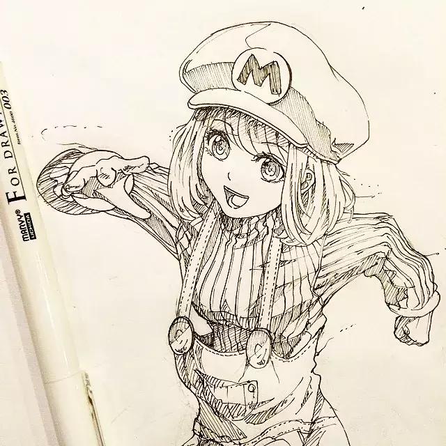 临摹完这几百个动漫, 老师再也不用担心我画不好! 附详细教程