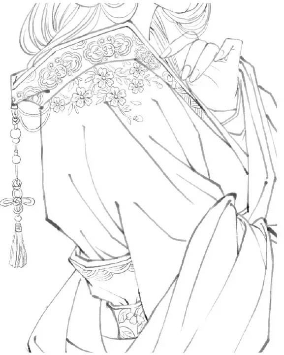 教你画古典美人古风手绘插画技法入门教程