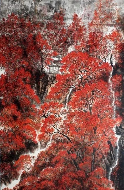 中国美术家协会会员黄馨胜山水画作品