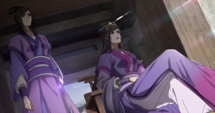 《魔道祖师》动漫,王灵娇莲花坞撒野,被虞夫人霸气打脸!