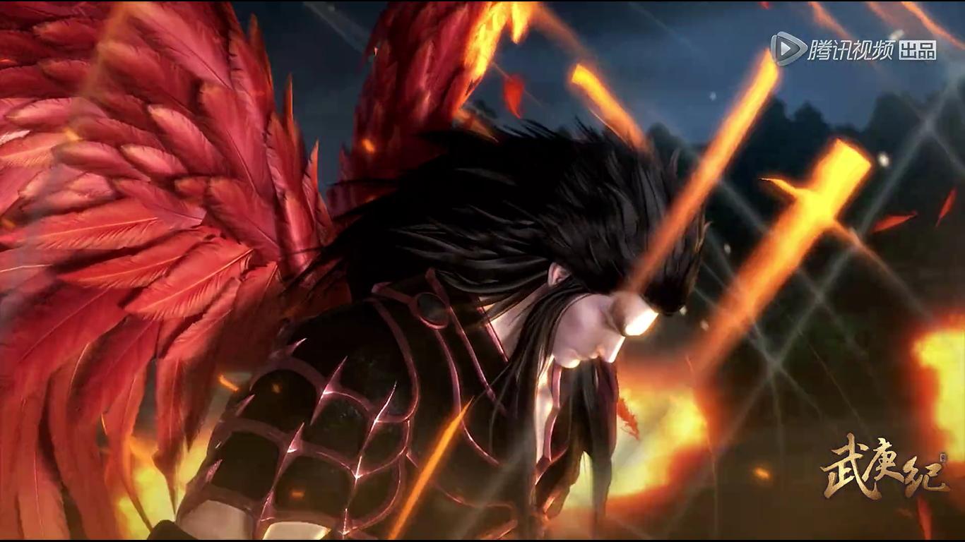 武庚纪武庚的无色界神力被天压制, 除非他能融合不死鸟元始界神力