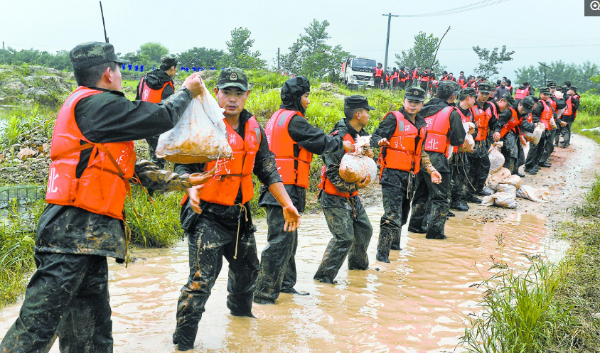 分别为1931年洪灾,1954年洪水和1998年大洪水