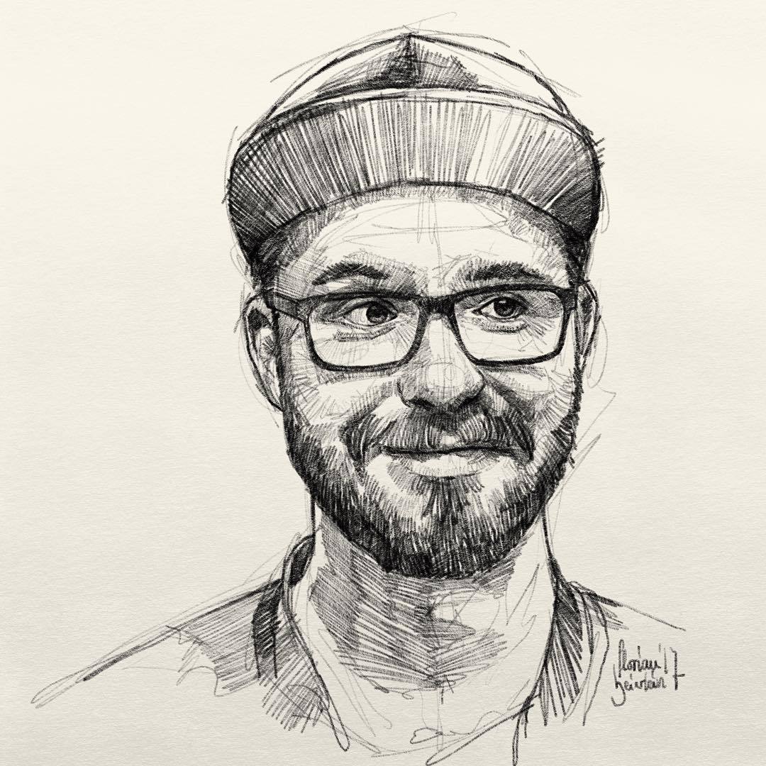 florian beierlein 圆珠笔爱你性人物速写作品展 艺术秀 只是艺