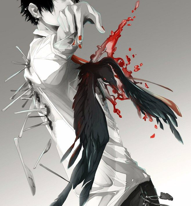 满身伤痕的动漫男女神金木研可怜犬夜叉杀生丸让人心痛不已