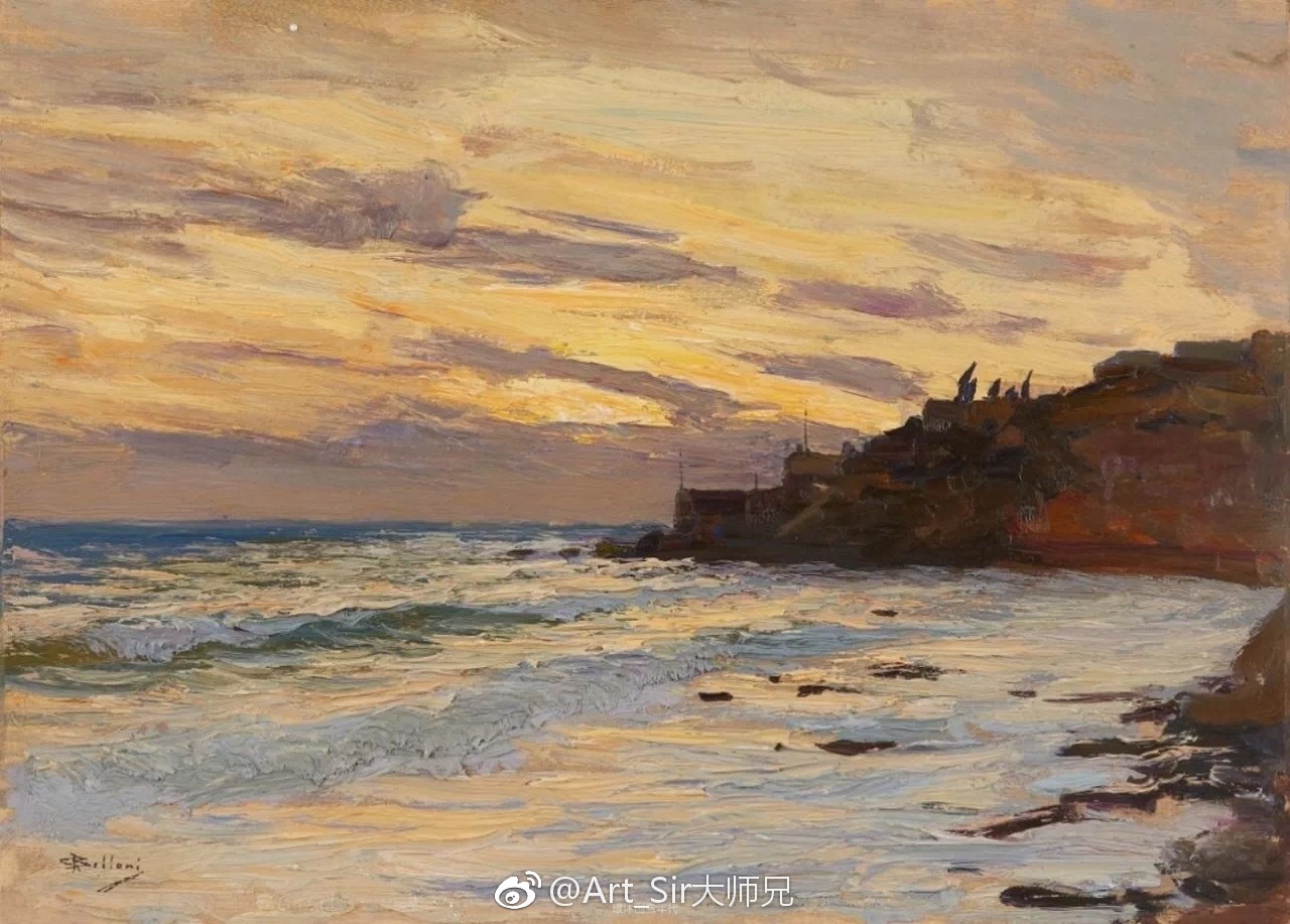 光的回味giorgiobelloni油画作品