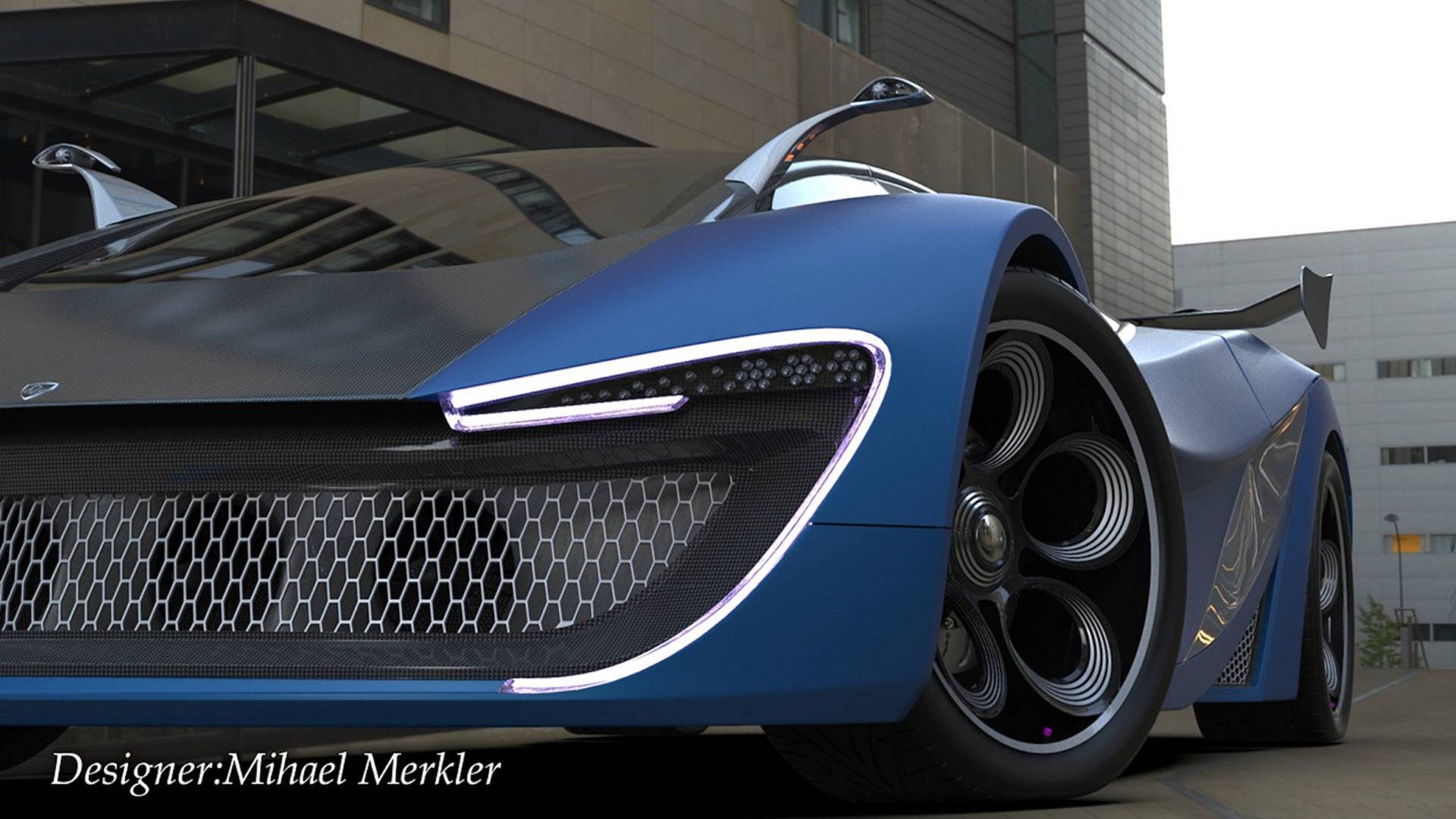 超级电动跑车概念图 百公里少于2秒-新浪汽车