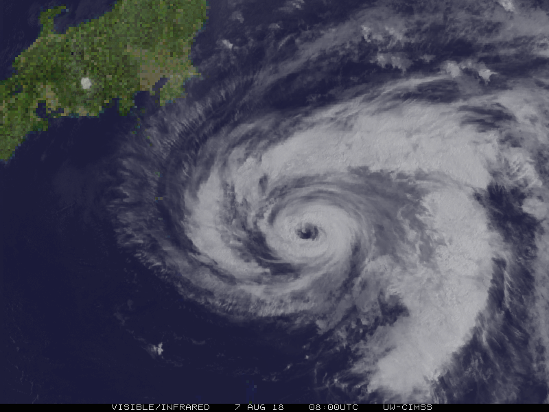 台风"珊珊"即将给日本东海岸带来暴风雨天气