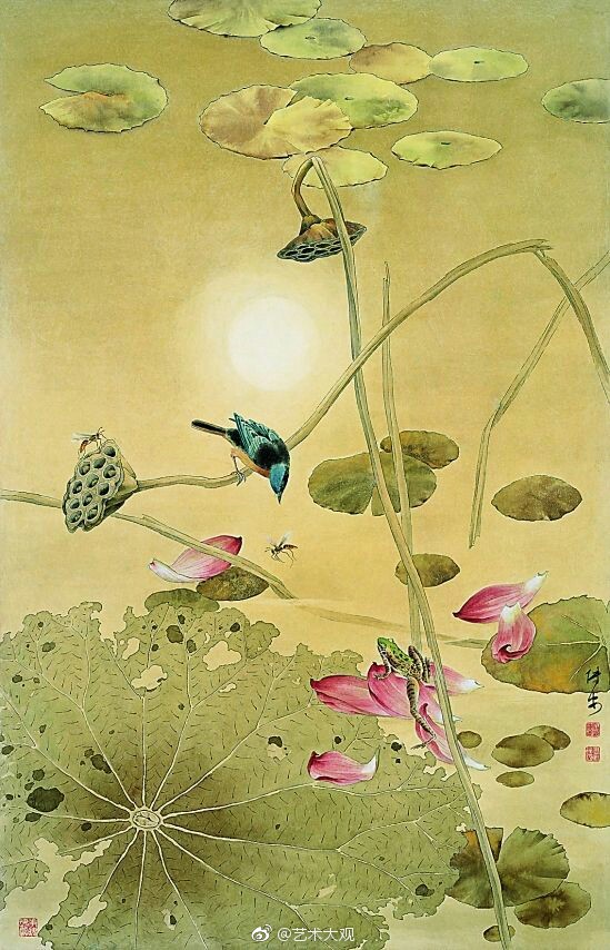 邹传安花卉国画作品邹传安职业画家湖南人自学绘画