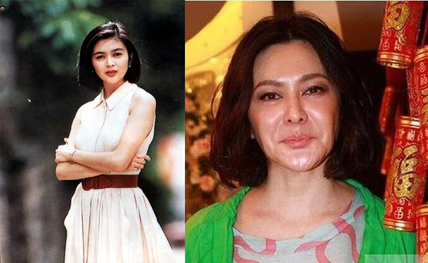 曾经女神,如今都老去了,关之琳老到不敢认,她胖成大妈.