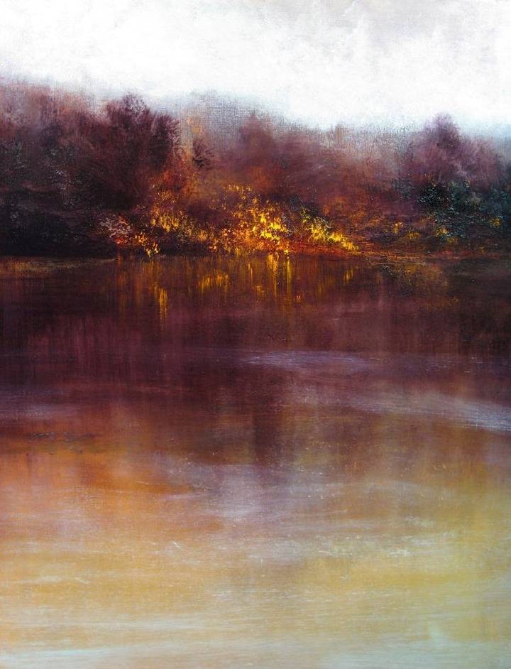 油画处理中的朦胧意境之美▼