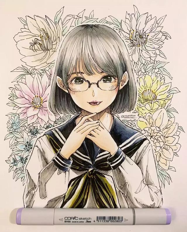 临摹完这几百个动漫, 老师再也不用担心我画不好! 附详细教程